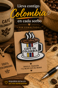 Taza de cafe Colombiano